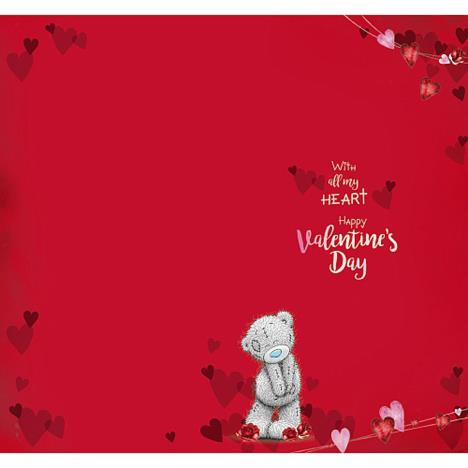 Tatty Teddy With Heart Balloons Me to You Valentine's Day Card Extra Image 1